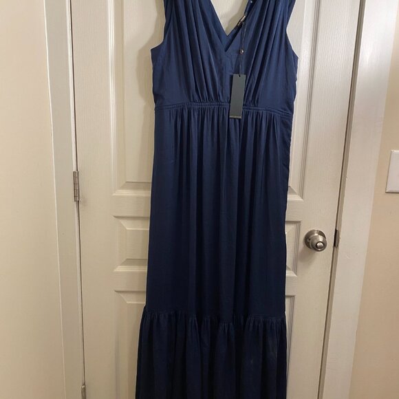 Kobi Halperin Almita Dress V neck navy NWT size XL - Picture 5 of 9